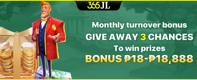 Monthly turnover bonus and prizes at JLBet Casino